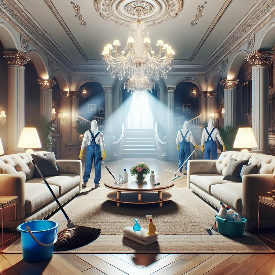 شركة تنظيف فلل وقصور hero
