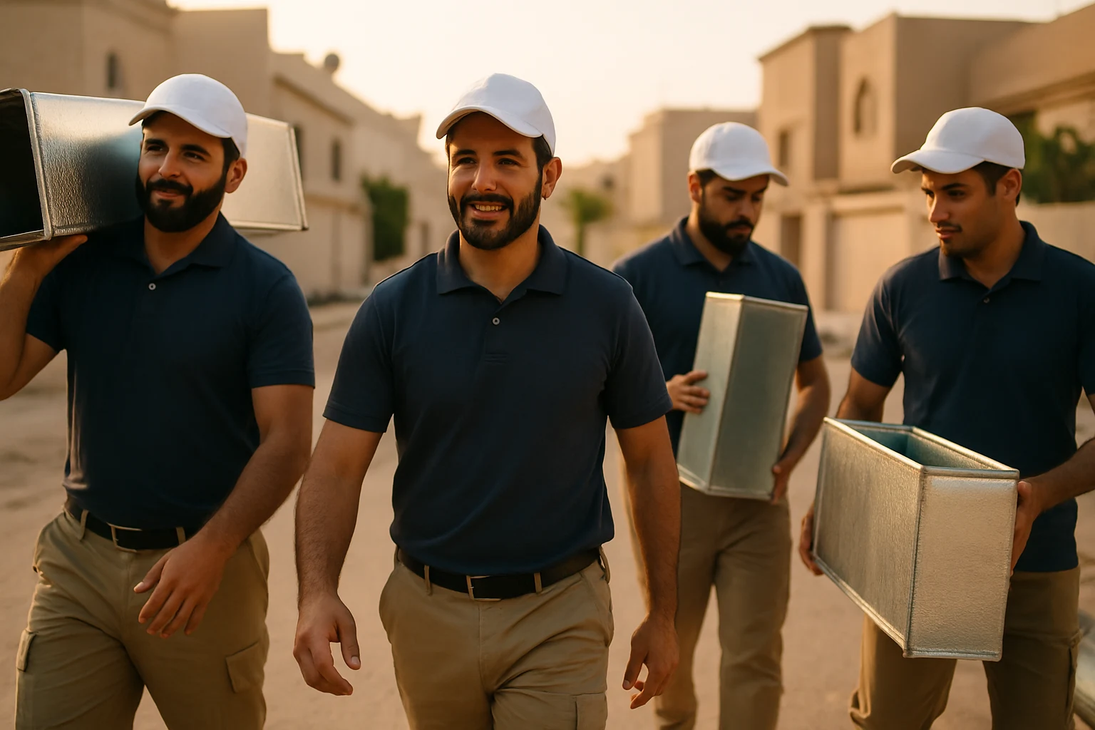 أعمال وتمديد دكت تكييف في الخبر