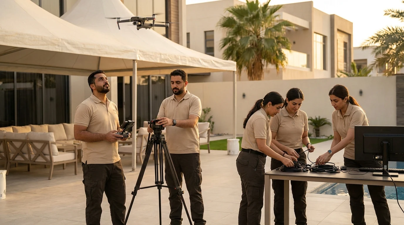 فريق خدمة تصوير المناسبات بالطائرة (د.. 2