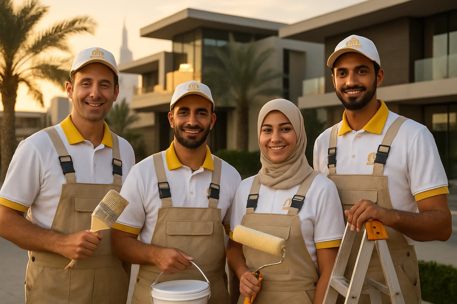 شركة دهانات منازل وديكور - من أعمالنا في الإمارات
