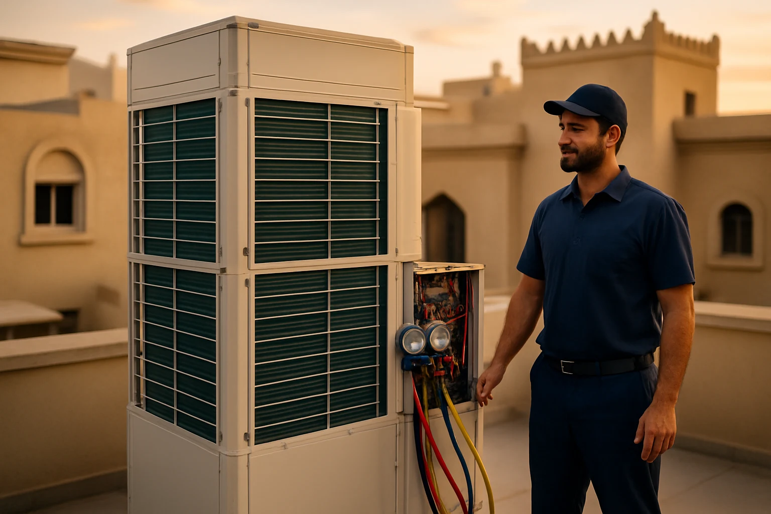 صيانة تكييف VRF (عوامل تبريد متغيرة) في الخبر