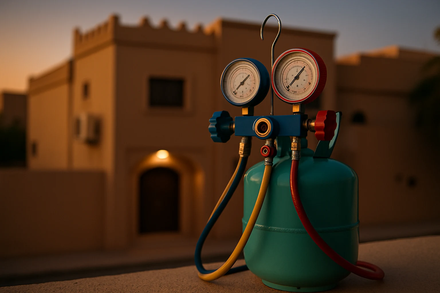 تعبئة فريون مكيفات في مكة