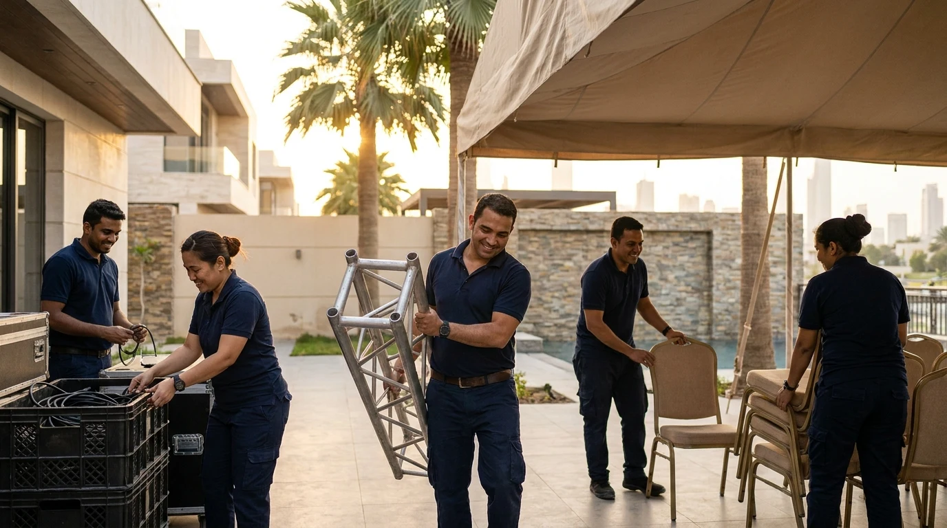 فريق تنسيق إضاءة ليزر وعروض ضوئية 2