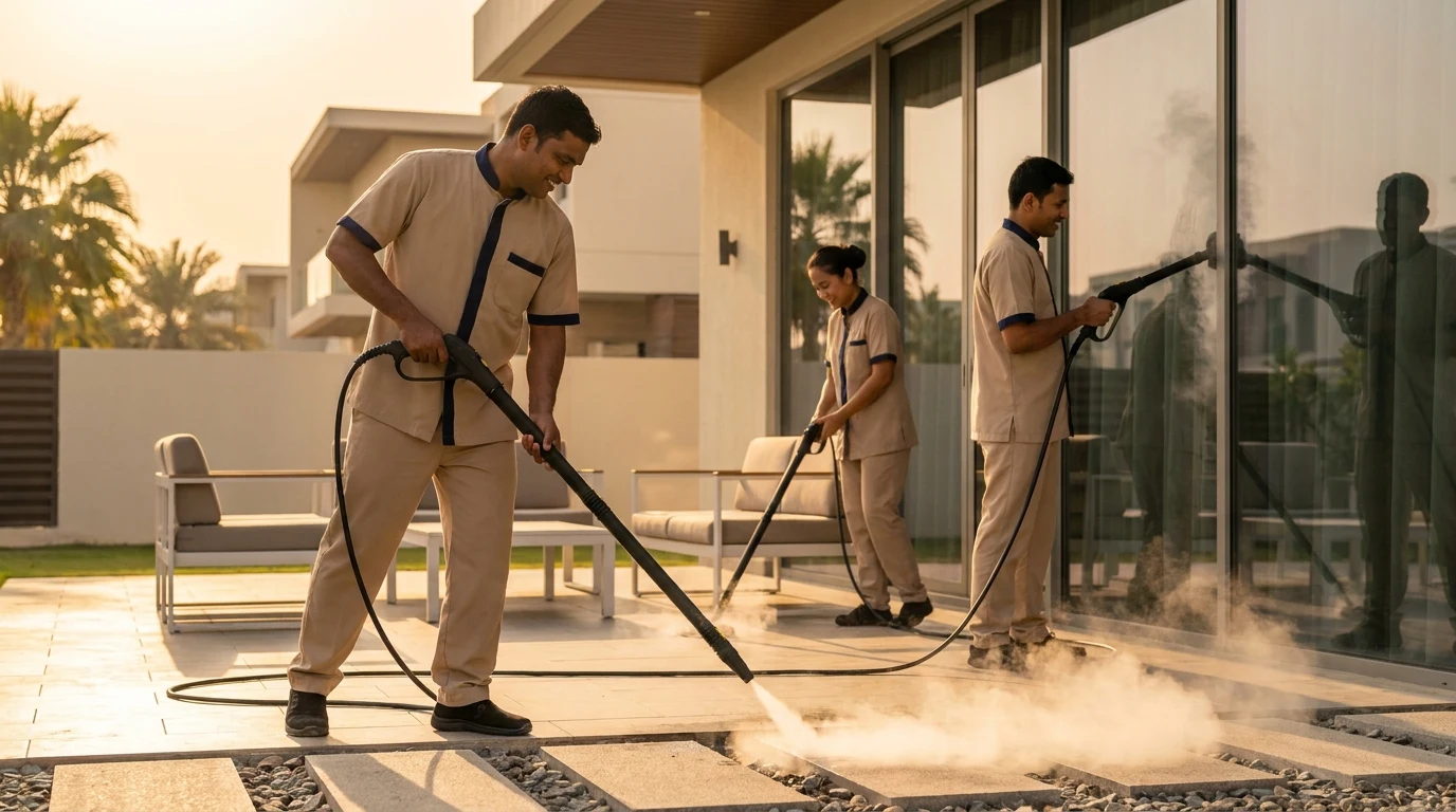 فريق شركة تنظيف بالبخار 2