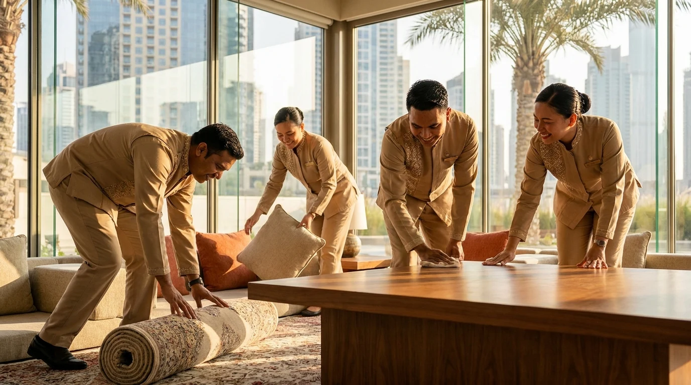 فريق شركة تنظيف مجالس عربية 2