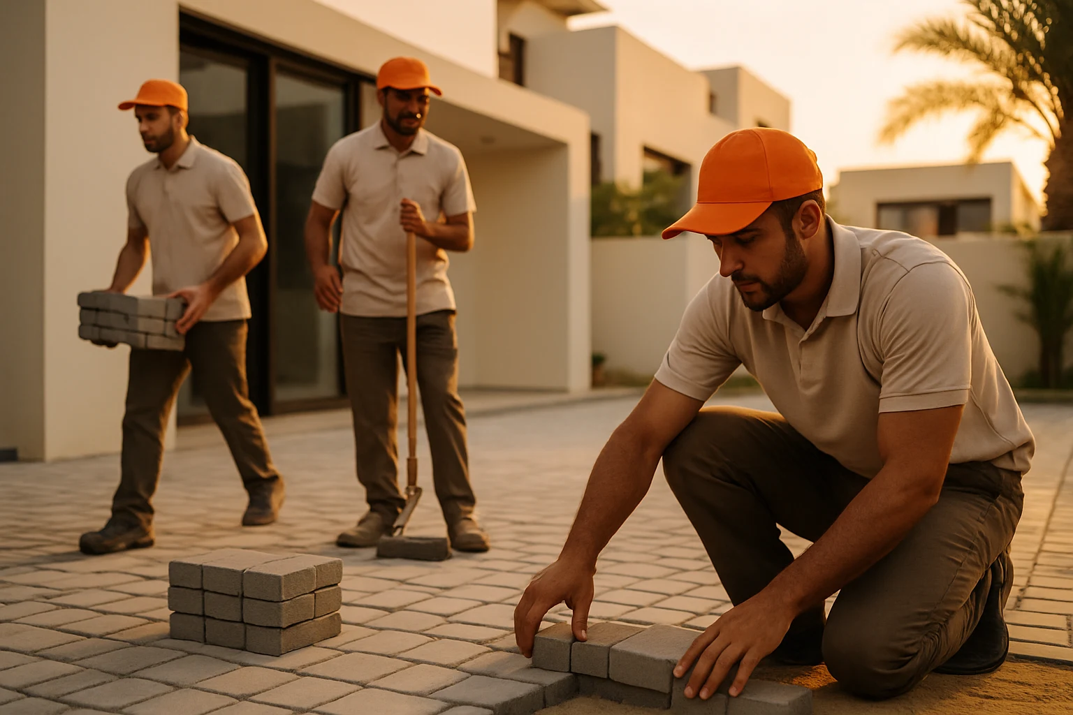 تركيب انترلوك للأحواش في الإمارات 2