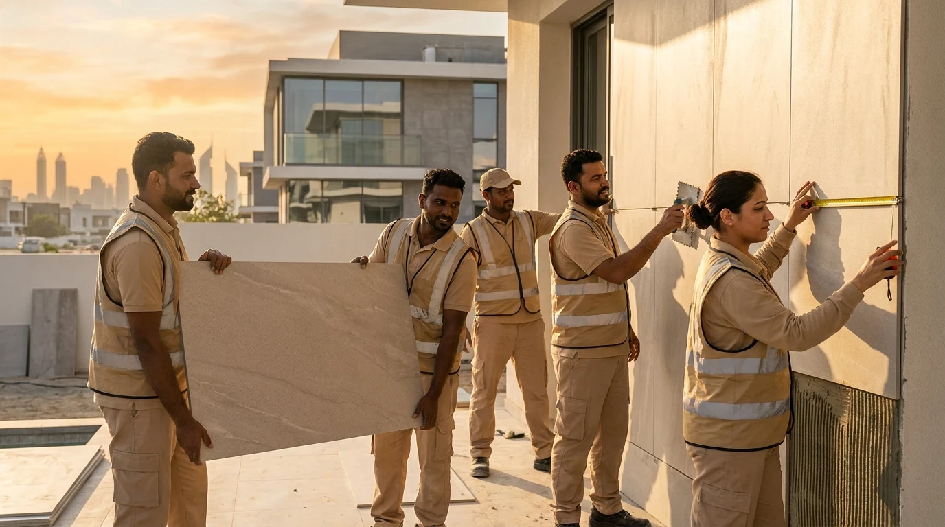 فريق تركيب بديل الرخام 2