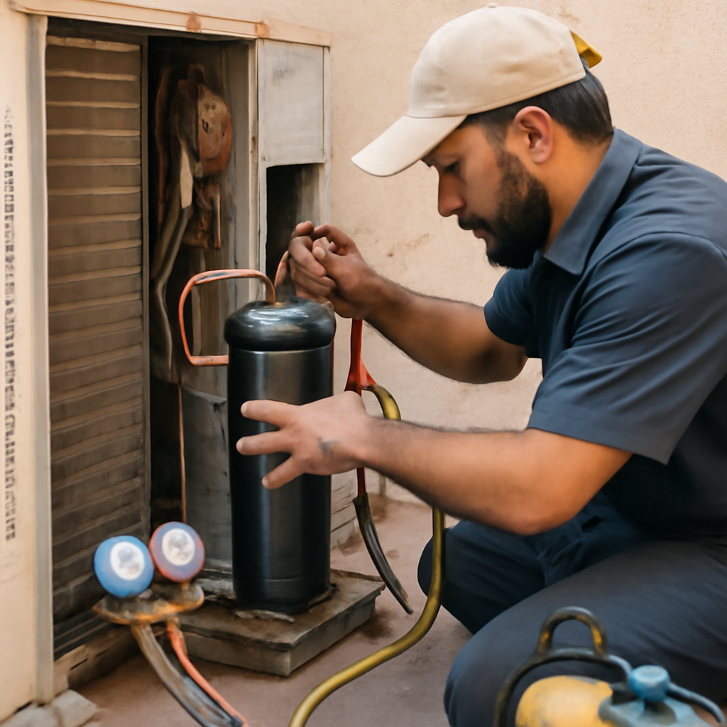 فاتورة الكهرباء مرتفعة جداً بسبب كمبروسر معطل
