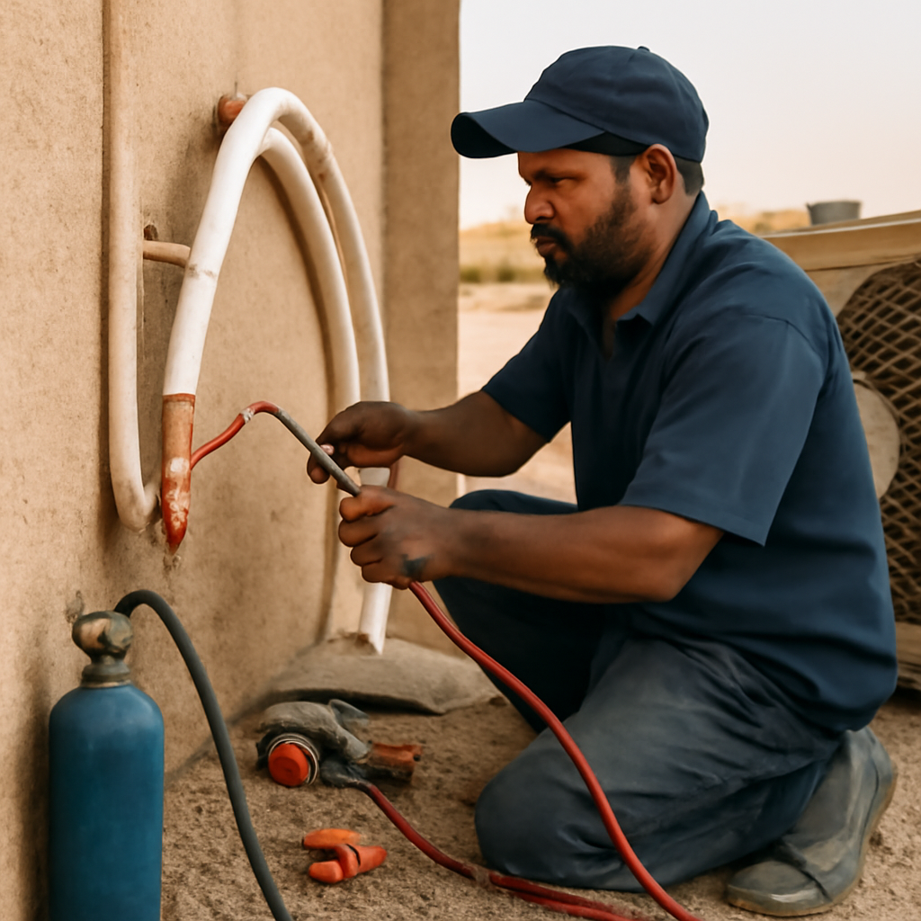 مركز تجاري — توسيع نظام التكييف